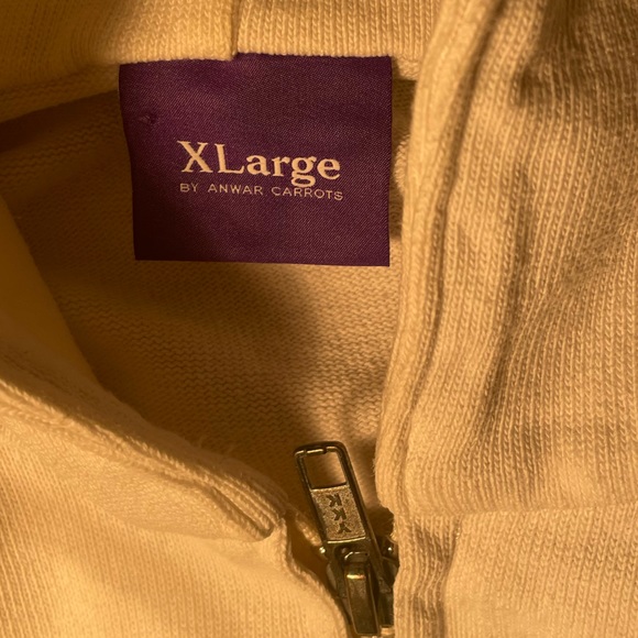 White Heavyweight Anwar Carrots Zip-up Jacket - Picture 7 of 9